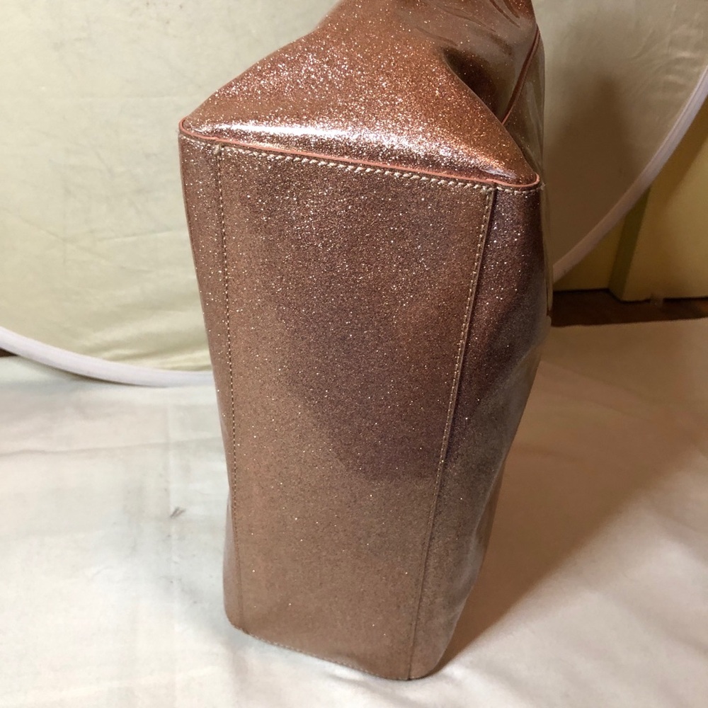 Kate Spade NWOT Glittering Rose Gold Tote - Picture 10 of 14